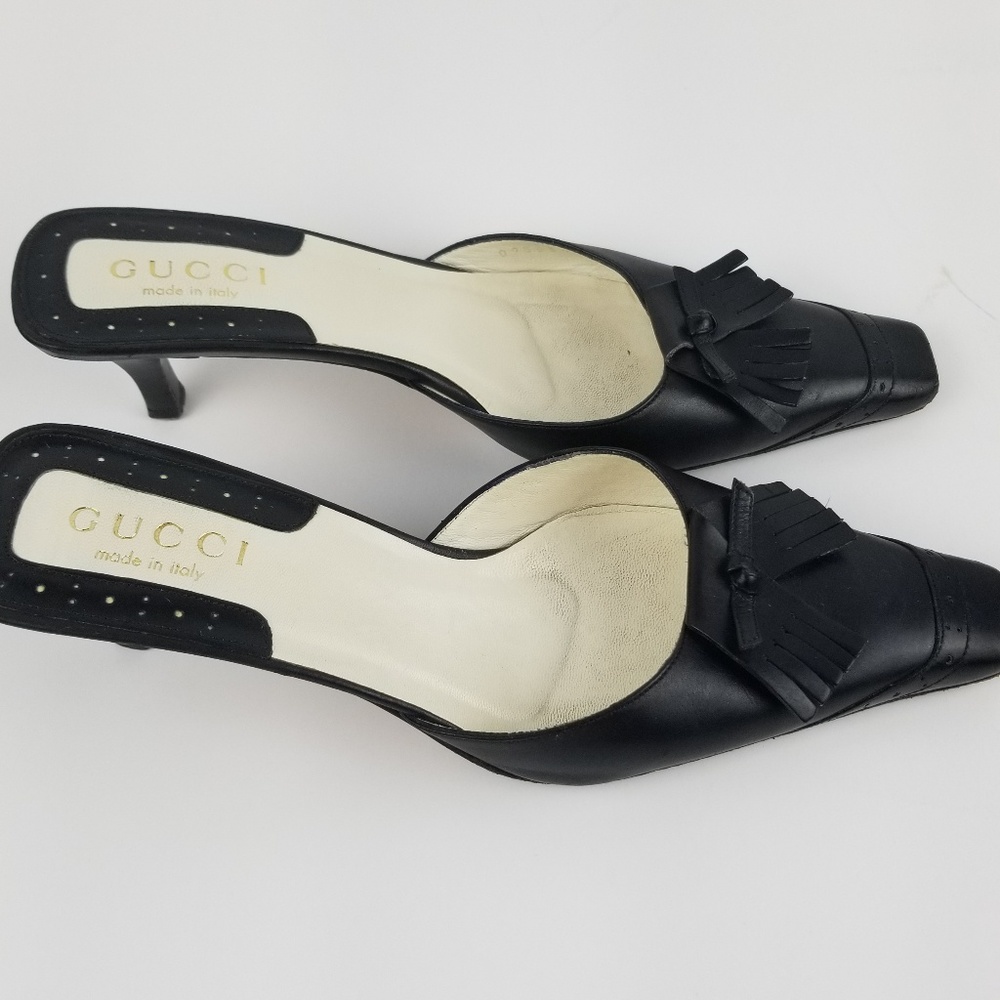 VTG Gucci Square Toe heels - Picture 4 of 5